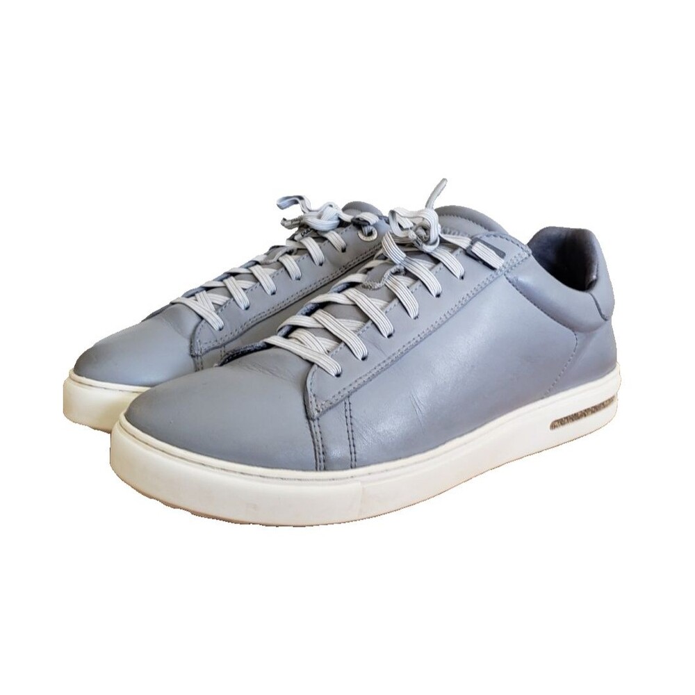 Birkenstock Shoes Women's Sz 10 EU Sz 41 Gray Leather Low Top Comfort Casual
